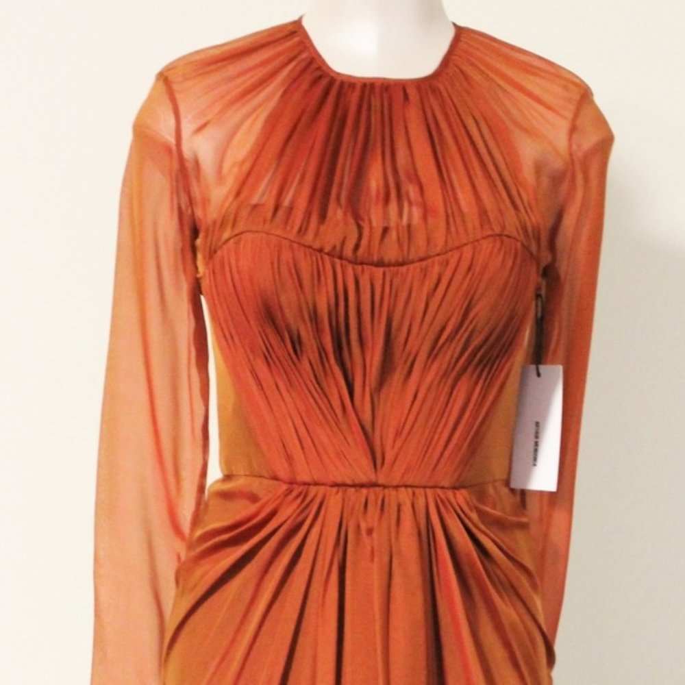 Long Sleeve Designer Dress